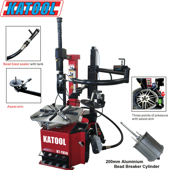 Katool Tire Changer KT-T850 & Wheel Balancer KT-B760 Combo