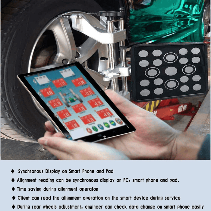 Katool KT-AV9 Wheel Alignment Machine Full-Automatic (Works on 2 Post Scissor Lift)