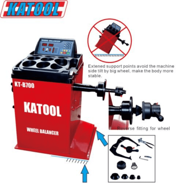 Katool Tire Changer KT-T810 & Wheel Balancer KT-B760 Combo