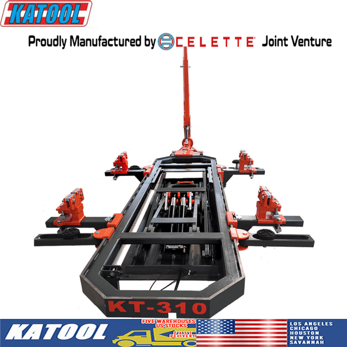 Katool KT-310 Auto Body Frame Machine: 7,000lbs load-bearing capacity