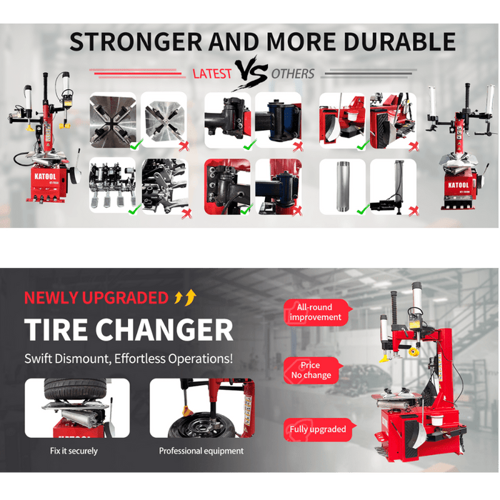 Katool KT-T830 Wheel Clamp Tire Changer Machine