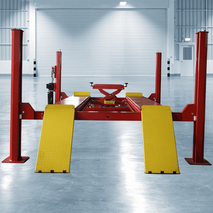 Katool KT-4H150 Heavy Duty 4-Post Alignment Lift 15,000lbs with Rolling jack