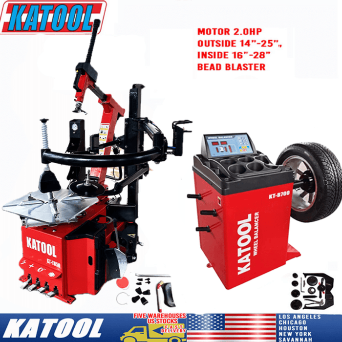 Katool Tire Changer KT-T850 & Wheel Balancer KT-B700 Combo