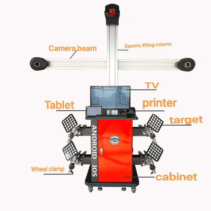 Katool KT-AV9 Wheel Alignment Machine Full-Automatic (Works on 2 Post Scissor Lift)