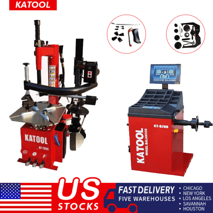 Katool KT-T835 Tire Changer and Wheel Balancer KT-B760 Combo