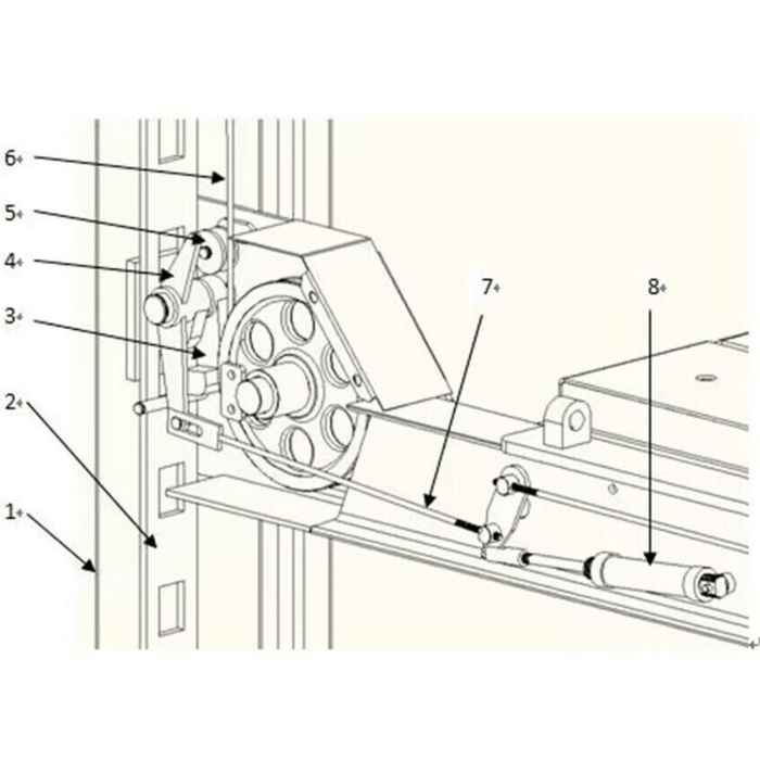 Katool KT-4H150 Heavy Duty 4-Post Alignment Lift 15,000lbs with Rolling jack