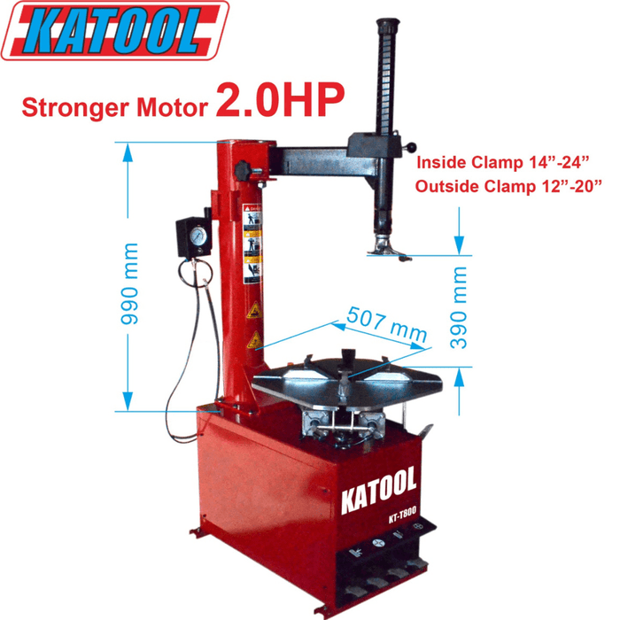 Katool KT-T800 Wheel Clamp Tire Changer Machine