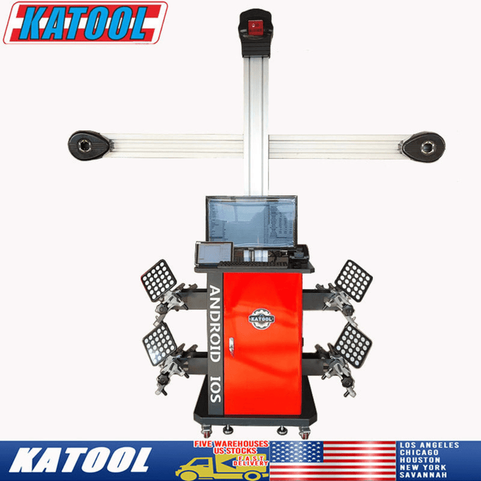 Katool KT-AV9 Wheel Alignment Machine Full-Automatic (Works on 2 Post Scissor Lift)