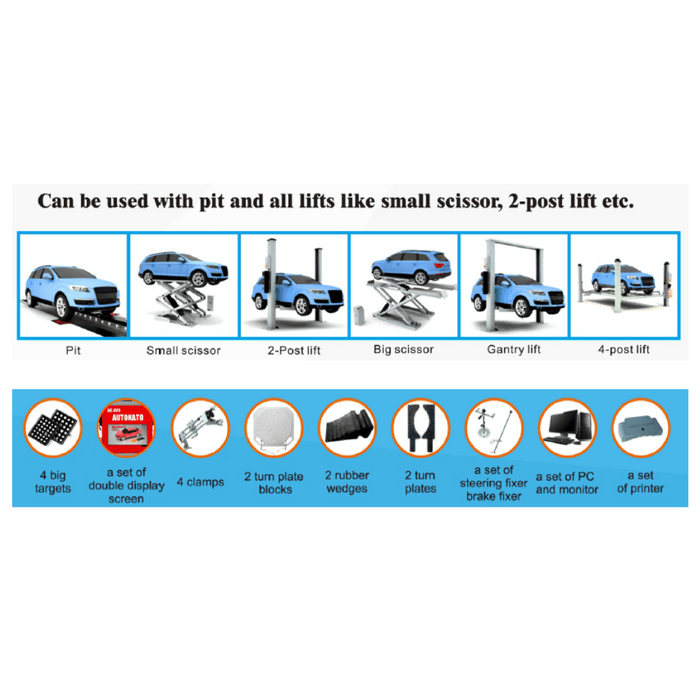 Katool KT-AV8 3D Wheel Alignment System