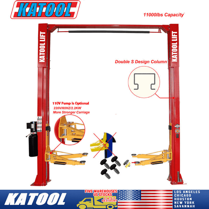 Katool KT-M110: High-Performance 11,000 lbs Vehicle Lift