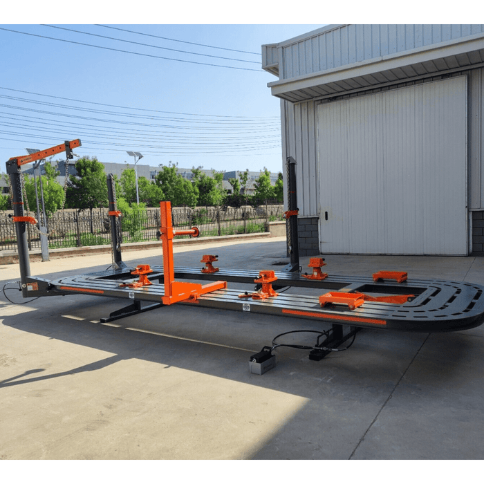 Katool KT-198L Auto Body Frame Machine: 20 feet 7,700 lbs load capacity