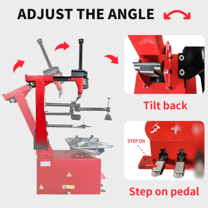 Katool KT-T850 Tilt-Arm Wheel Clamp Tire Changer Machine