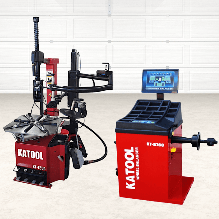 Katool Tire Changer KT-T850 & Wheel Balancer KT-B760 Combo