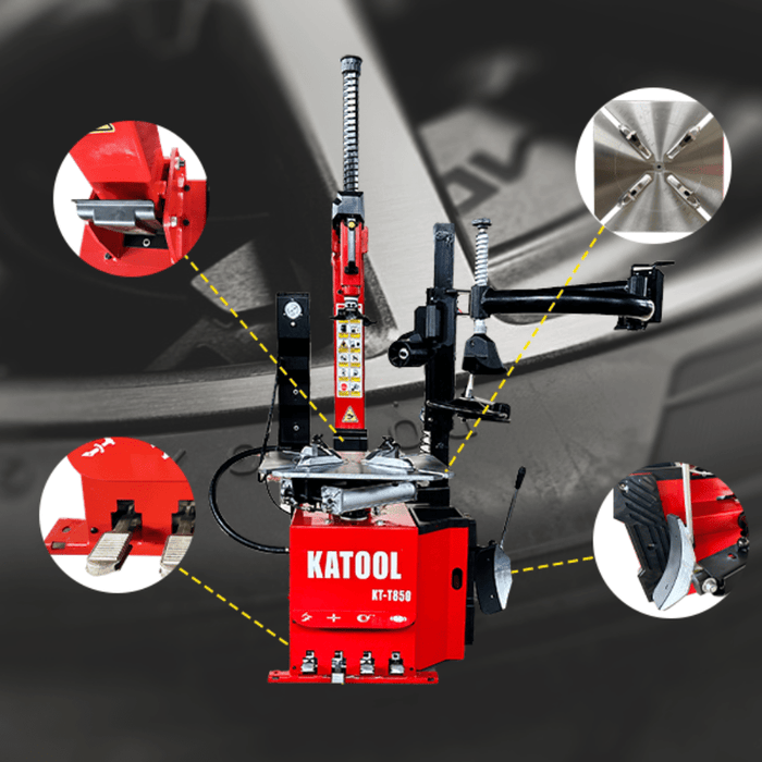 Katool KT-T850 Tilt-Arm Wheel Clamp Tire Changer Machine