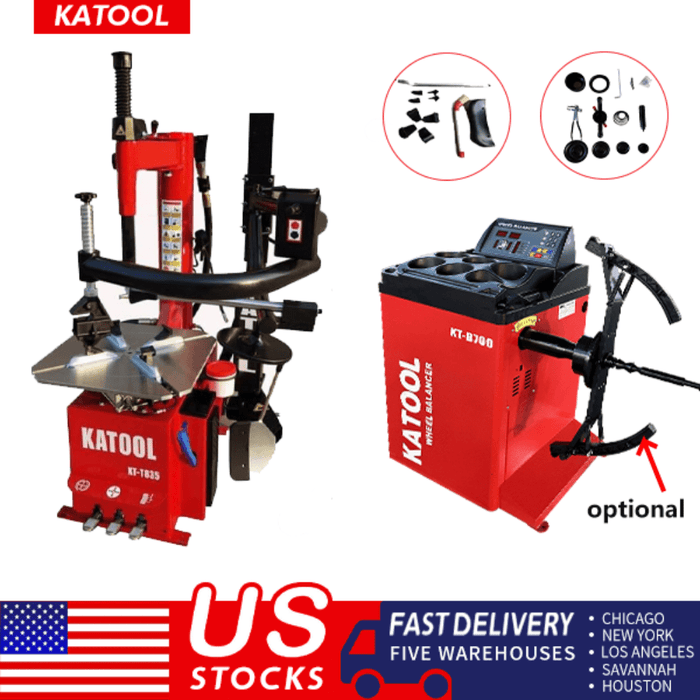 Katool Tire Changer KT-T835 and Wheel Balancer KT-B700 Combo