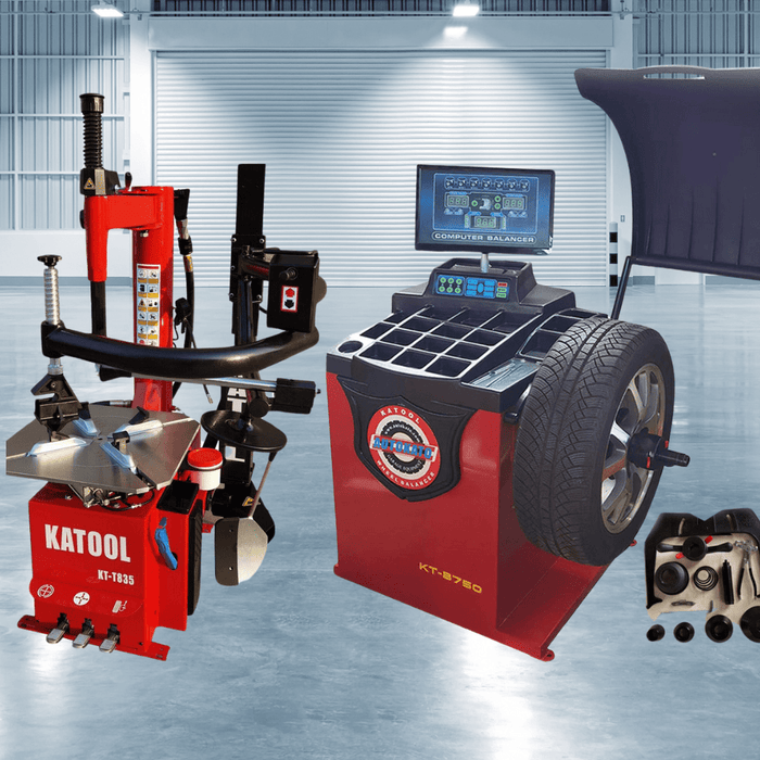 Katool Tire Changer KT-T835 & Wheel Balancer KT-B750 Combo