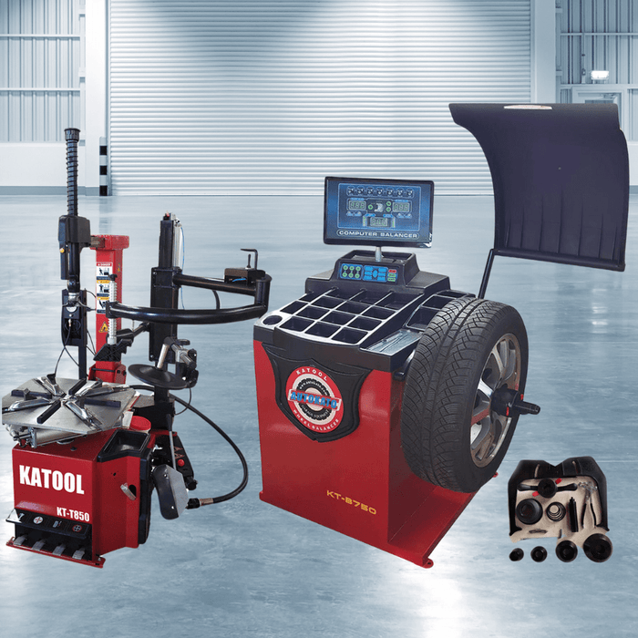 Katool Tire Changer KT-T850 & Wheel Balancer KT-B750 Combo