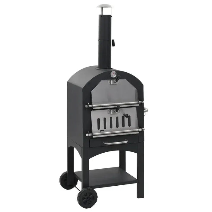 Charcoal Fireclay Stone Outdoor Pizza Oven